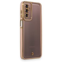 Newface Samsung Galaxy M23 Kılıf Liva Lens Silikon - Pudra