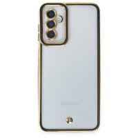 Newface Samsung Galaxy M23 Kılıf Liva Lens Silikon - Siyah