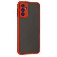 Newface Samsung Galaxy M23 Kılıf Montreal Silikon Kapak - Kırmızı