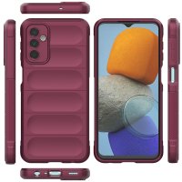 Newface Samsung Galaxy M23 Kılıf Optimum Silikon - Bordo