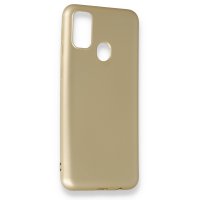 Newface Samsung Galaxy M30S Kılıf First Silikon - Gold