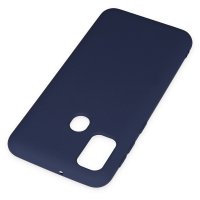 Newface Samsung Galaxy M31 Kılıf Nano içi Kadife Silikon - Lacivert