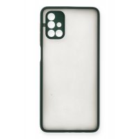 Newface Samsung Galaxy M31S Kılıf Montreal Silikon Kapak - Yeşil