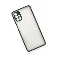 Newface Samsung Galaxy M31S Kılıf Montreal Silikon Kapak - Yeşil