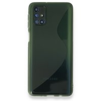 Newface Samsung Galaxy M31S Kılıf S Silikon - Yeşil