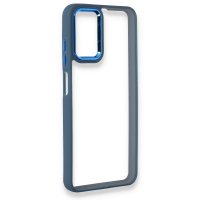 Newface Samsung Galaxy M32 Kılıf Dora Kapak - Mavi