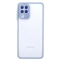 Newface Samsung Galaxy M32 Kılıf Montreal Silikon Kapak - Gri