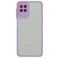 Newface Samsung Galaxy M32 Kılıf Montreal Silikon Kapak - Mor