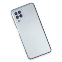 Newface Samsung Galaxy M32 Kılıf Nano içi Kadife Silikon - Sky Blue