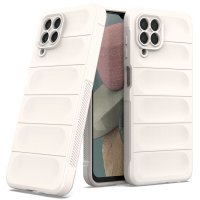 Newface Samsung Galaxy M33 Kılıf Optimum Silikon - Krem