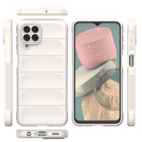 Newface Samsung Galaxy M33 Kılıf Optimum Silikon - Krem