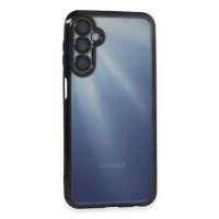 Newface Samsung Galaxy M34 5G Kılıf Razer Lensli Silikon - Siyah