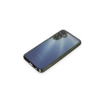 Newface Samsung Galaxy M34 5G Kılıf Razer Lensli Silikon - Yeşil