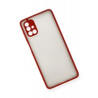 Newface Samsung Galaxy M51 Kılıf Montreal Silikon Kapak - Kırmızı