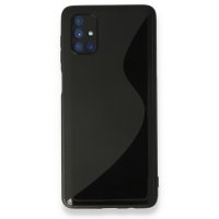 Newface Samsung Galaxy M51 Kılıf S Silikon - Siyah