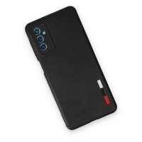 Newface Samsung Galaxy M52 5G Kılıf Loop Deri Silikon - Siyah