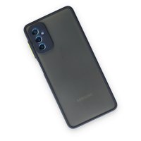 Newface Samsung Galaxy M52 5G Kılıf Montreal Silikon Kapak - Lacivert