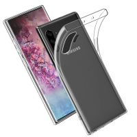 Newface Samsung Galaxy Note 10 Plus Kılıf Lüx Şeffaf Silikon