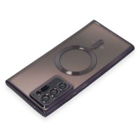 Newface Samsung Galaxy Note 20 Ultra Kılıf Kross Magneticsafe Kapak - Mor