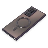 Newface Samsung Galaxy Note 20 Ultra Kılıf Kross Magneticsafe Kapak - Mor