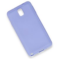 Newface Samsung Galaxy Note 3 / N9000 Kılıf First Silikon - Lila