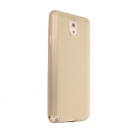 Newface Samsung Galaxy Note 3 / N9000 Kılıf Premium Rubber Silikon - Gold