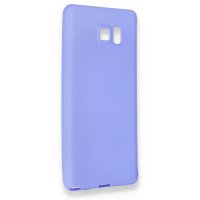 Newface Samsung Galaxy Note 5 Kılıf First Silikon - Lila