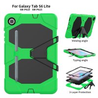 Newface Samsung Galaxy P610 Tab S6 Lite 10.4 Kılıf Griffin Tablet Kapak - Yeşil