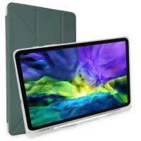 Newface Samsung Galaxy X200 Tab A8 10.5 Kılıf Kalemlikli Mars Tablet Kılıfı - Koyu Yeşil