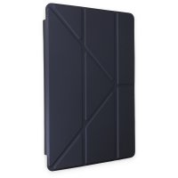 Newface iPad Pro 12.9 (2020) Kılıf Kalemlikli Mars Tablet Kılıfı - Lacivert