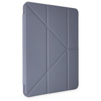 Newface iPad 10.2 (7.nesil) Kılıf Kalemlikli Mars Tablet Kılıfı - Lila