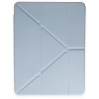Newface iPad Pro 12.9 (2021) Kılıf Kalemlikli Mars Tablet Kılıfı - Mavi