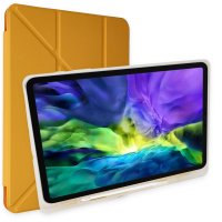 Newface Samsung Galaxy X200 Tab A8 10.5 Kılıf Kalemlikli Mars Tablet Kılıfı - Sarı