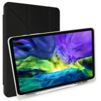 Newface iPad 9.7 (2018) Kılıf Kalemlikli Mars Tablet Kılıfı - Siyah