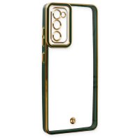 Newface Samsung Galaxy S20 FE Kılıf Liva Lens Silikon - Yeşil