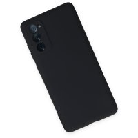 Newface Samsung Galaxy S20 FE Kılıf Nano içi Kadife Silikon - Lacivert