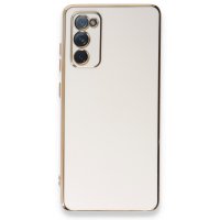 Newface Samsung Galaxy S20 FE Kılıf Volet Silikon - Beyaz