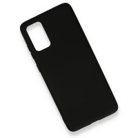 Newface Samsung Galaxy S20 Plus Kılıf Nano içi Kadife Silikon - Siyah