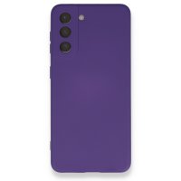 Newface Samsung Galaxy S21 FE Kılıf Nano içi Kadife Silikon - Mor