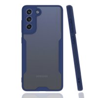 Newface Samsung Galaxy S21 FE Kılıf Platin Silikon - Lacivert