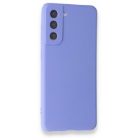 Newface Samsung Galaxy S21 FE Kılıf First Silikon - Lila