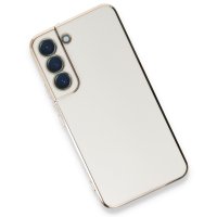 Newface Samsung Galaxy S21 FE Kılıf Volet Silikon - Beyaz