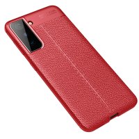 Newface Samsung Galaxy S21 Kılıf Auto Focus Kapak - Kırmızı