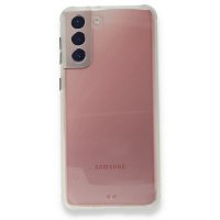 Newface Samsung Galaxy S21 Kılıf Miami Şeffaf Silikon  - Şeffaf