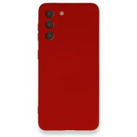 Newface Samsung Galaxy S21 Kılıf Nano içi Kadife  Silikon - Kırmızı
