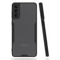 Newface Samsung Galaxy S21 Kılıf Platin Silikon - Siyah