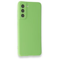 Newface Samsung Galaxy S21 Kılıf First Silikon - Yeşil