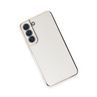 Newface Samsung Galaxy S21 Kılıf Volet Silikon - Beyaz