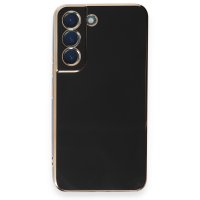 Newface Samsung Galaxy S21 Kılıf Volet Silikon - Siyah