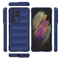 Newface Samsung Galaxy S21 Ultra Kılıf Optimum Silikon - Lacivert